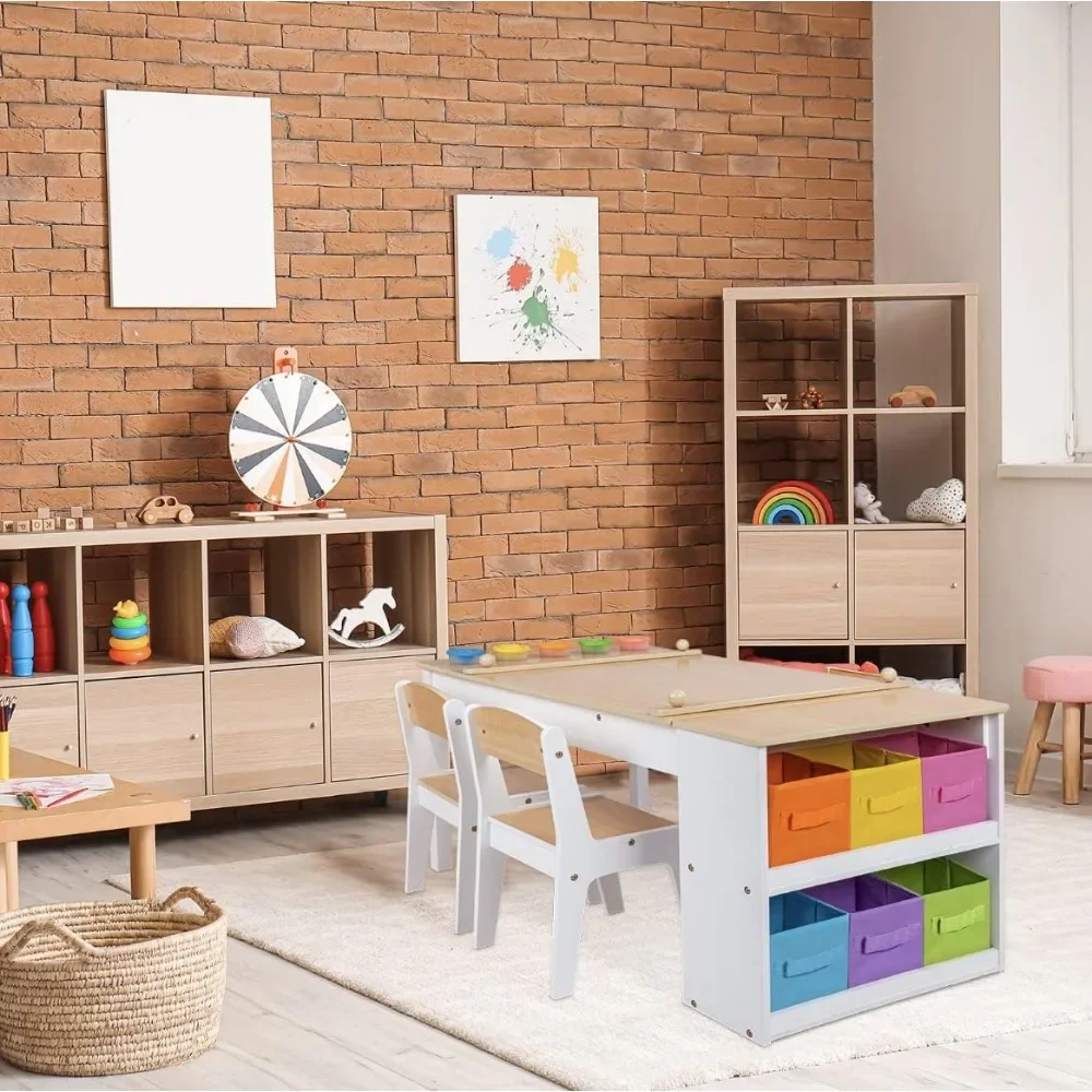 Art Craft Toddlers - Kids Art Table and Art Easel