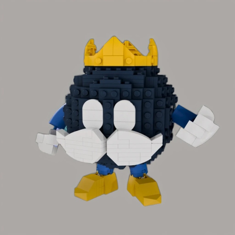 Art Craft Idea - 387pcs MOC Marioes King Bob-omb Model