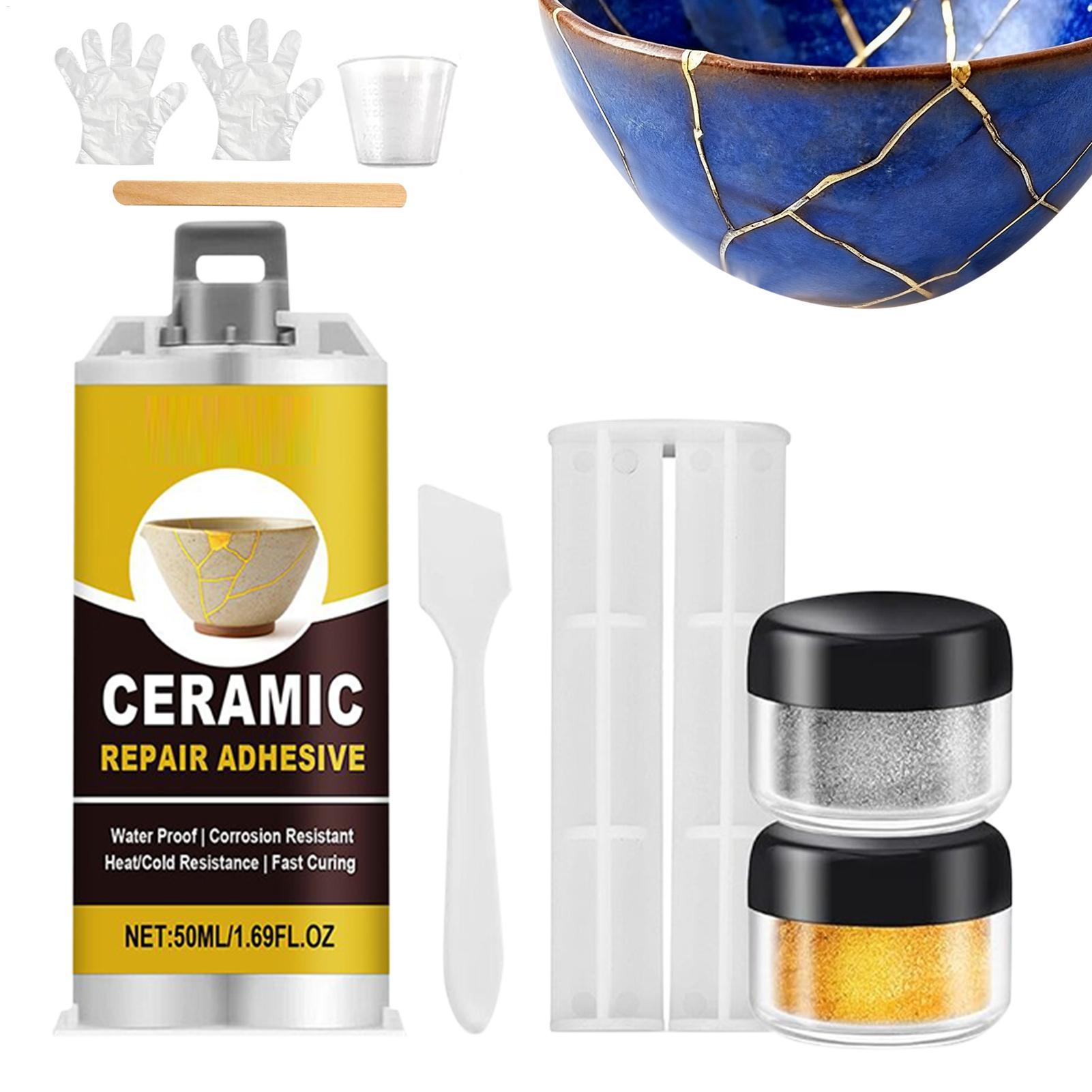 Art Craft Simple - Ceramic Porcelain Glass Bonding Kit,Effective Art