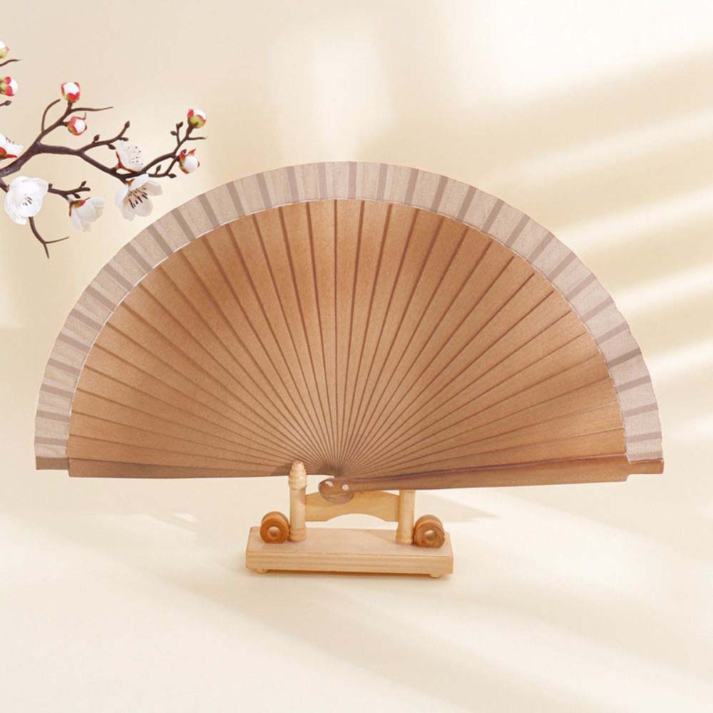 Art Craft Simple - Multicolor Simple Spanish Plain Fan Handmade