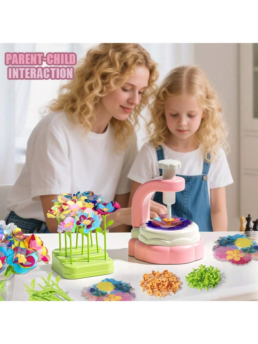 Art Craft For Toddlers - Kids Flower Craft Kit with Press