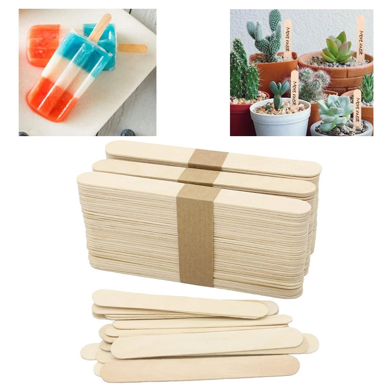 Art Craft Ice Cream - ﻿ 50/100Pcs Popsicle Sticks Pure Natural