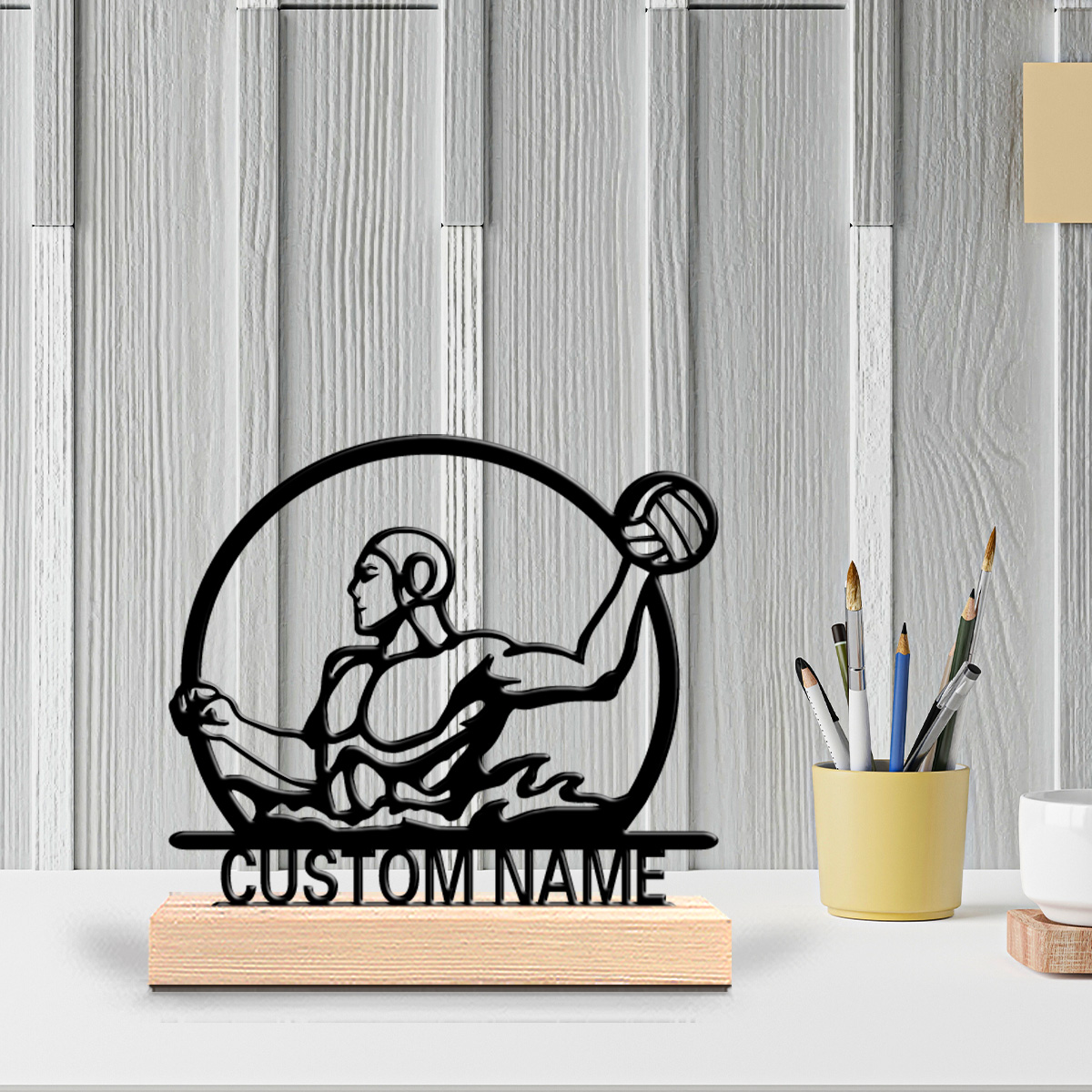 Art Craft Simple - 1pc Simple Volleyball Expert Personalized Text