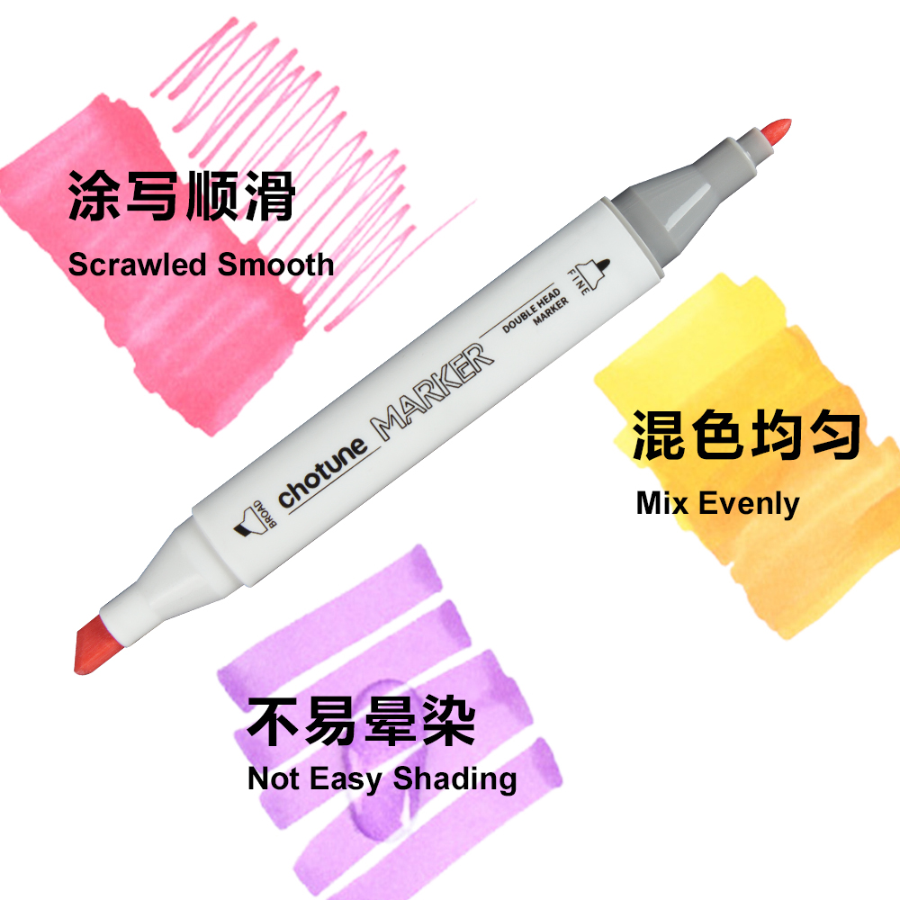 THOTUNE 12 Colors Warm Grey Co - Illustration Marker Set 评论和价格