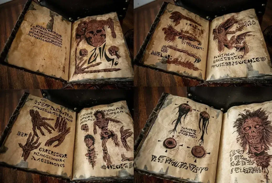 Vintage Necronomicon - Dark Ma - Art Craft Book 评论和价格
