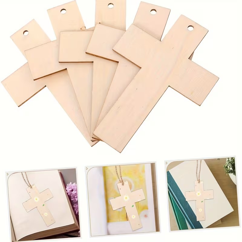 DIY Craft Kit Natural Wood Cro - Art Craft Meaning 评论和价格
