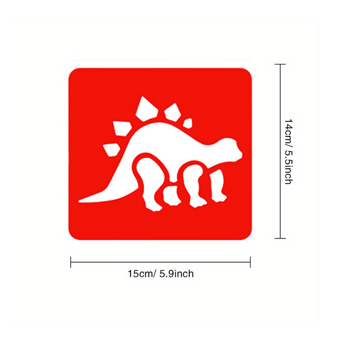 6Pcs Dinosaur Painting Stencil - Art Craft Dinosaurs 评论和价格