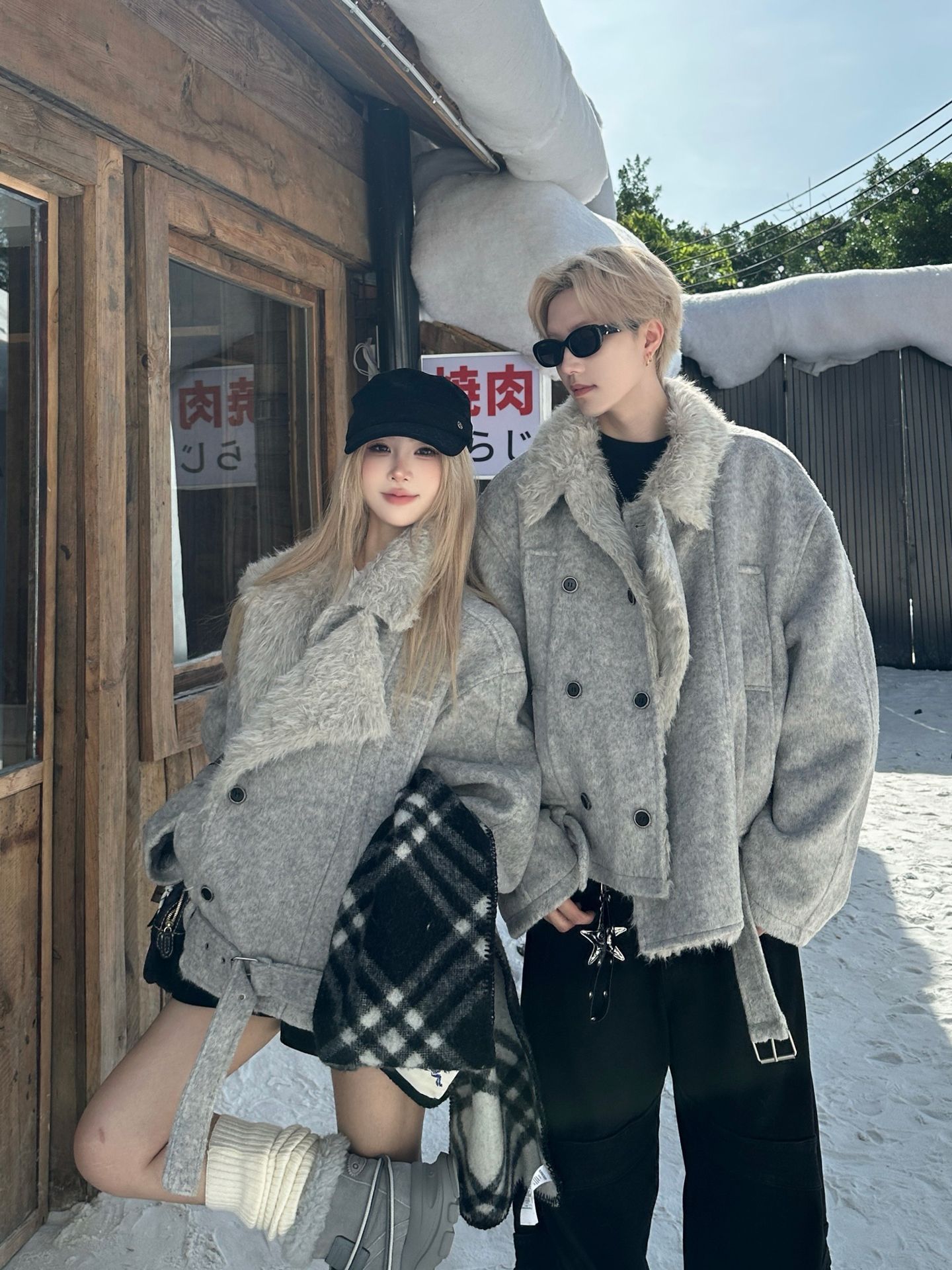 Wool Blend Jacket Man Oversize - Art Craft Blend 评论和价格