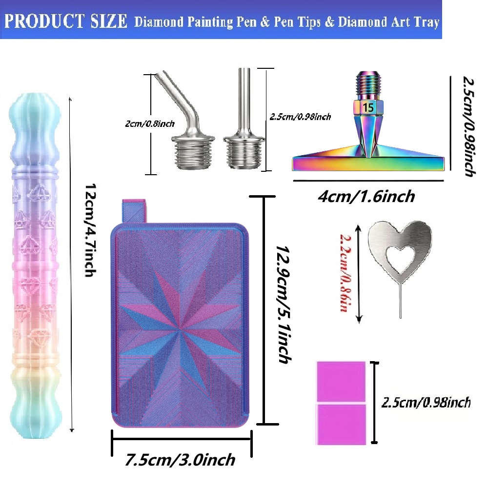 3D Diamond Pattern Dotting Pen - Diamond Painting Kit 评论和价格