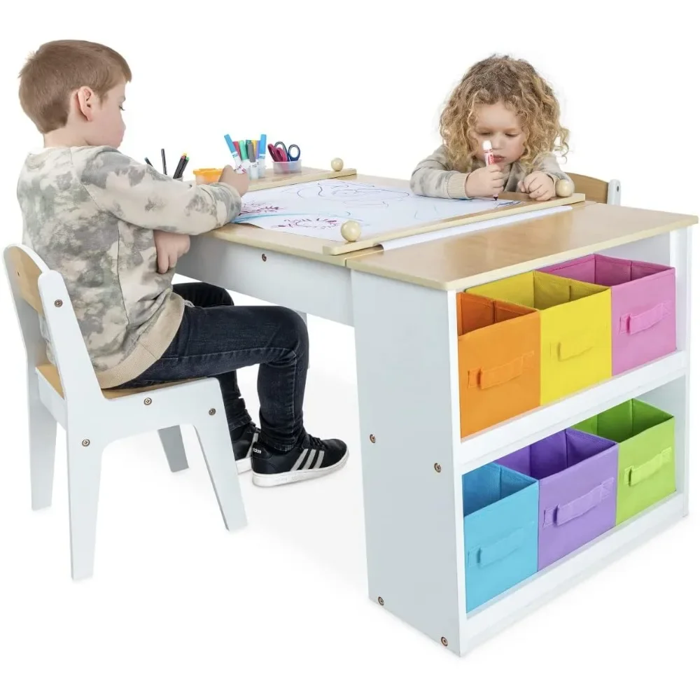Kids Art Table and Art Easel T - Art Craft Toddlers 评论和价格