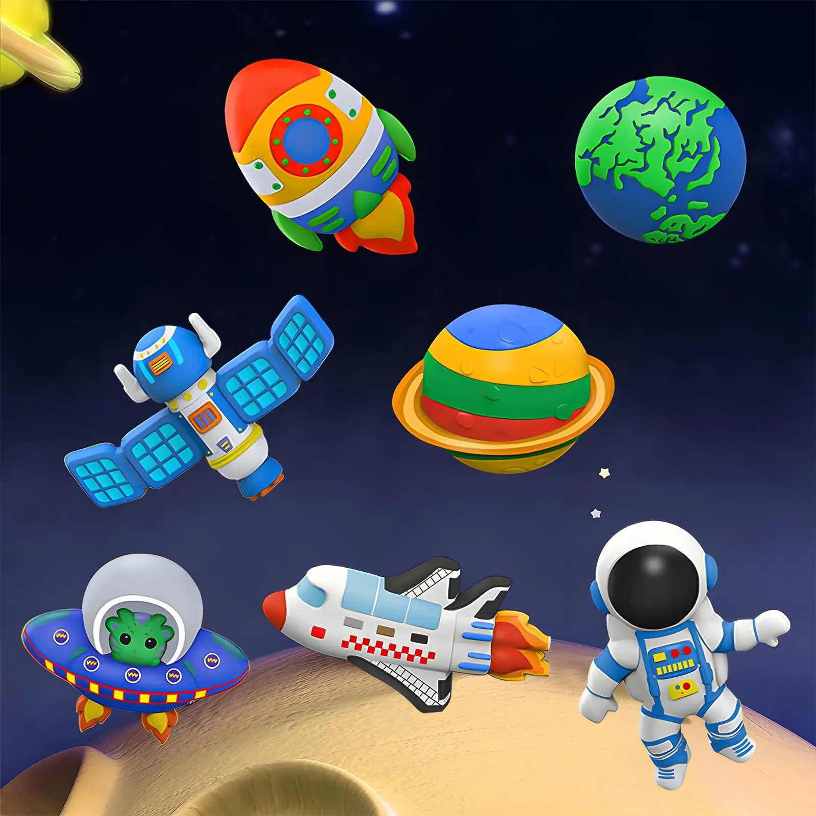 Space DIY Gypsum Kit for Kids  - Art Craft Toddlers 评论和价格