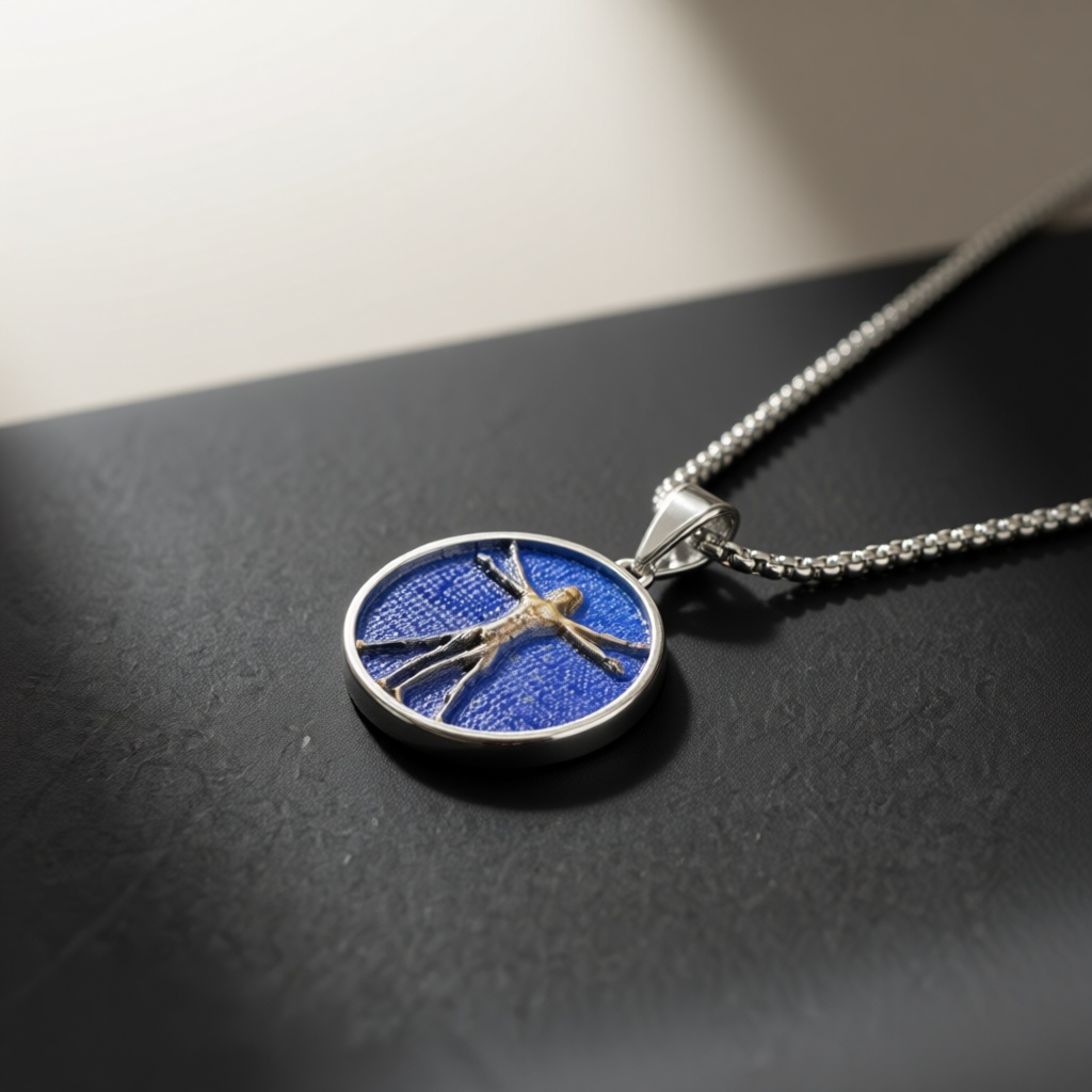 Classic Vitruvian Man Medallio - Art Craft Meaning 评论和价格