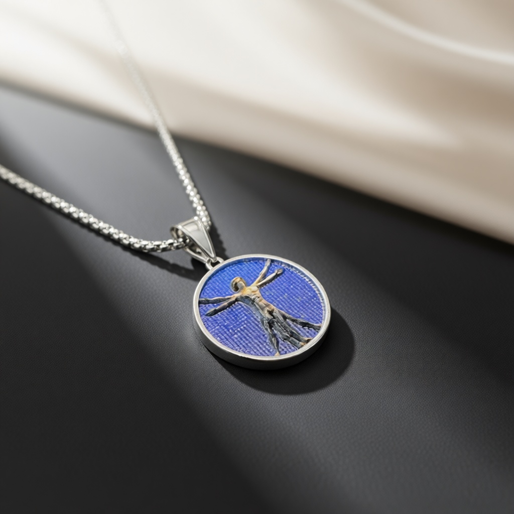 Classic Vitruvian Man Medallio - Art Craft Meaning 评论和价格