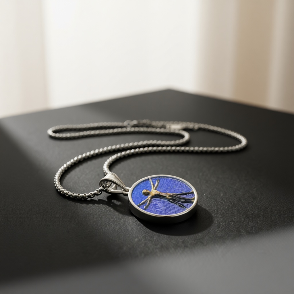 Classic Vitruvian Man Medallio - Art Craft Meaning 评论和价格