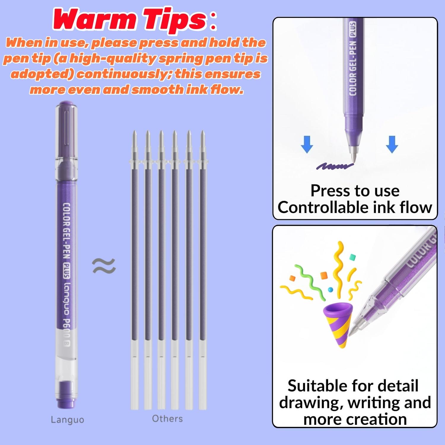 Languo 54-Color 3D Effect Acry - Illustration Marker Set 评论和价格