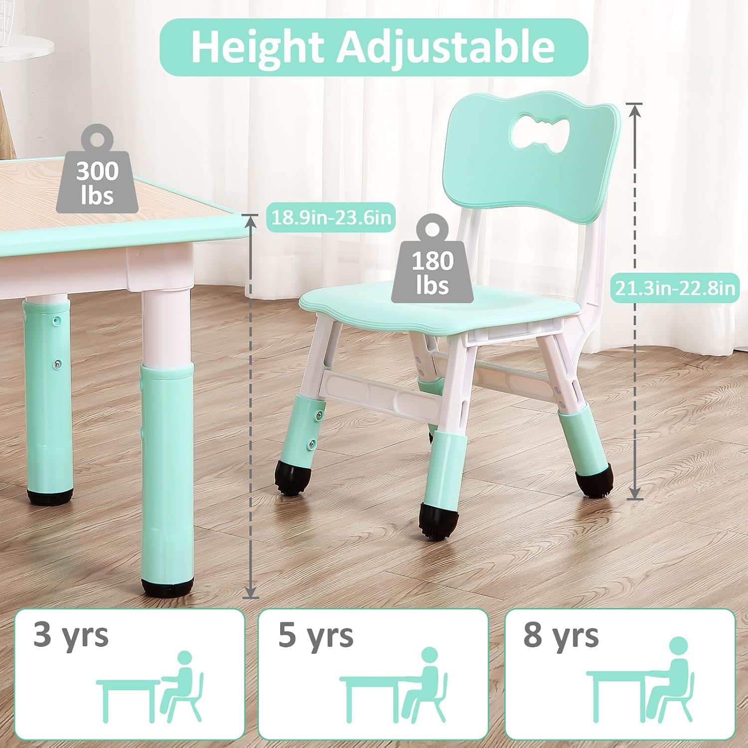 TackView 23inch Kids Table and - Art Craft Toddlers 评论和价格