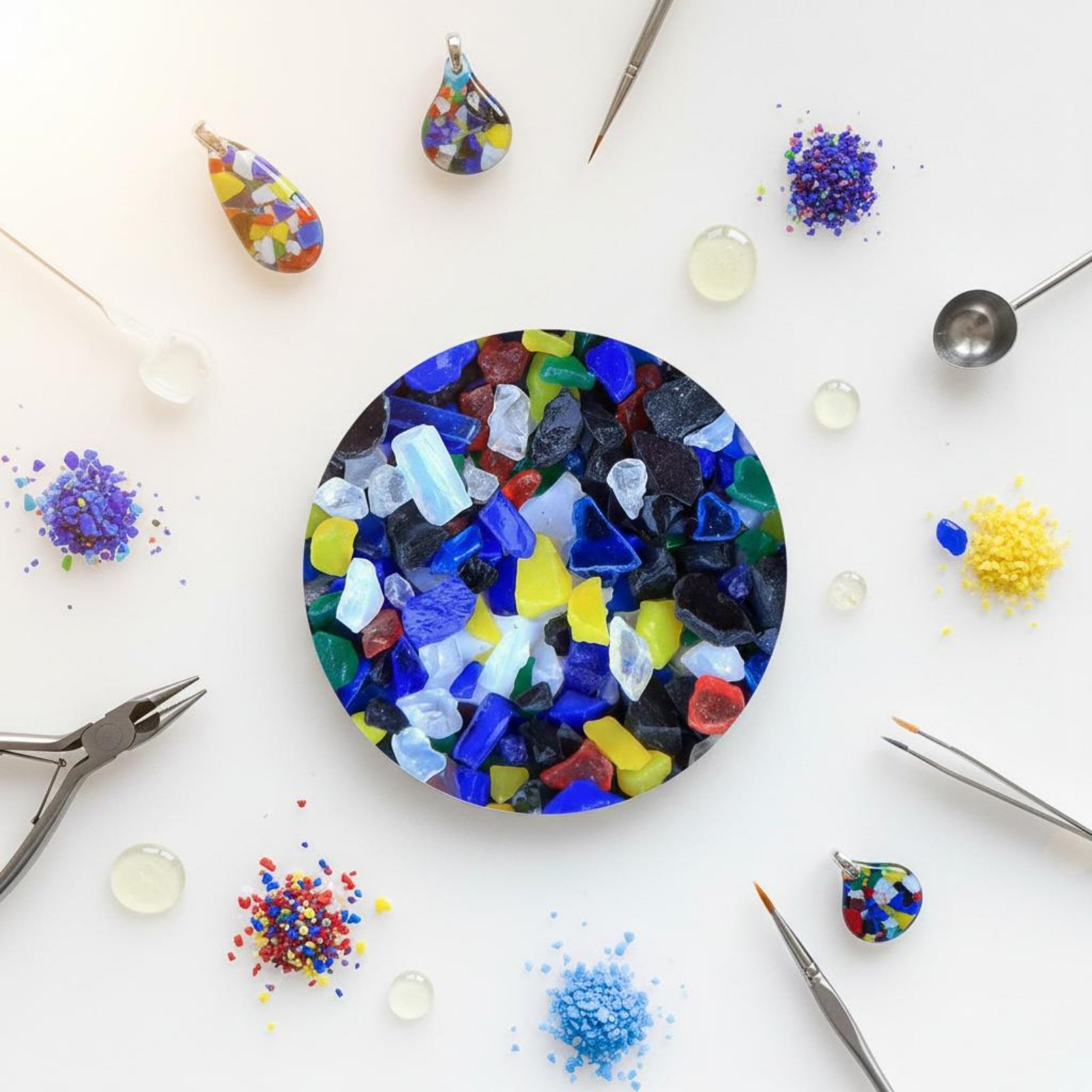 COE90 Fusing Glass Multi-Multi - Art Craft Blend 评论和价格