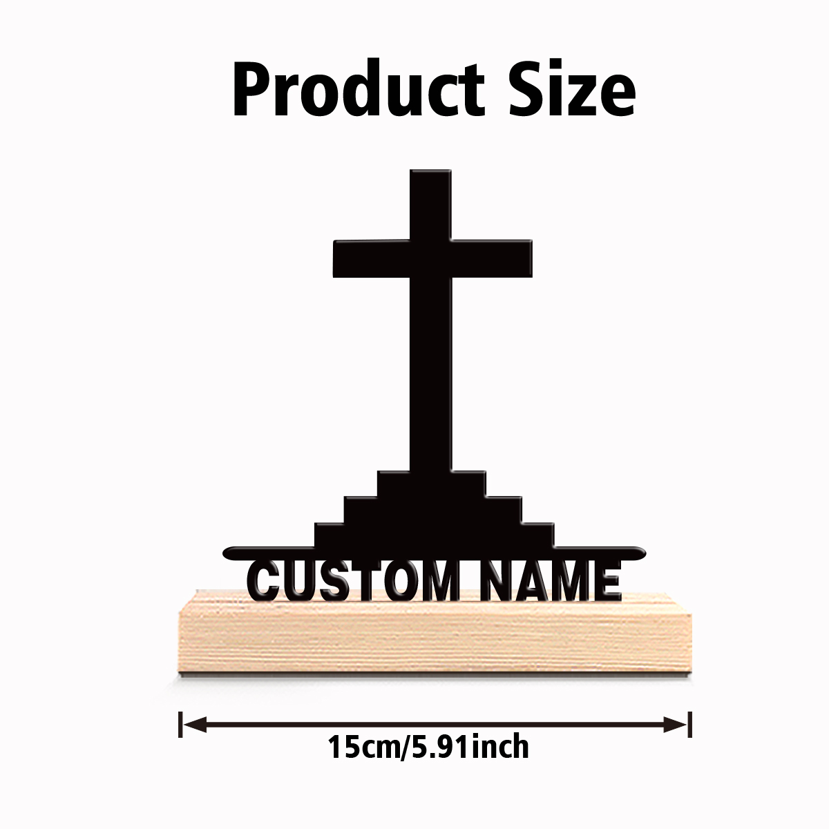 1pc Simple Holy Cross Custom T - Art Craft Simple 评论和价格