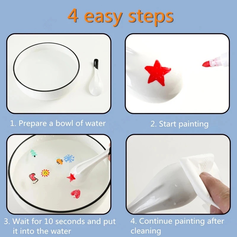 1/3/5set Water Painting Floati - Illustration Marker Set 评论和价格