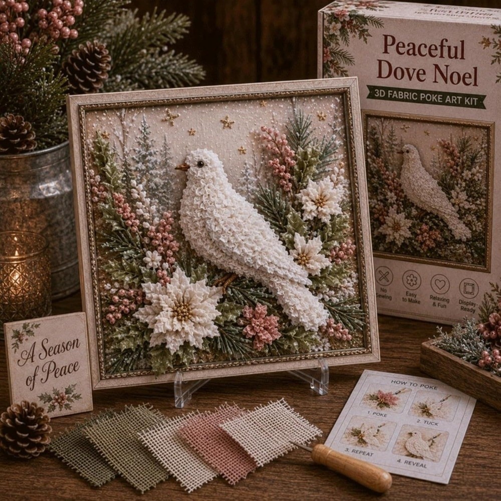 No Sewing Christmas Poke Art E - Art And Craft For Xmas 评论和价格