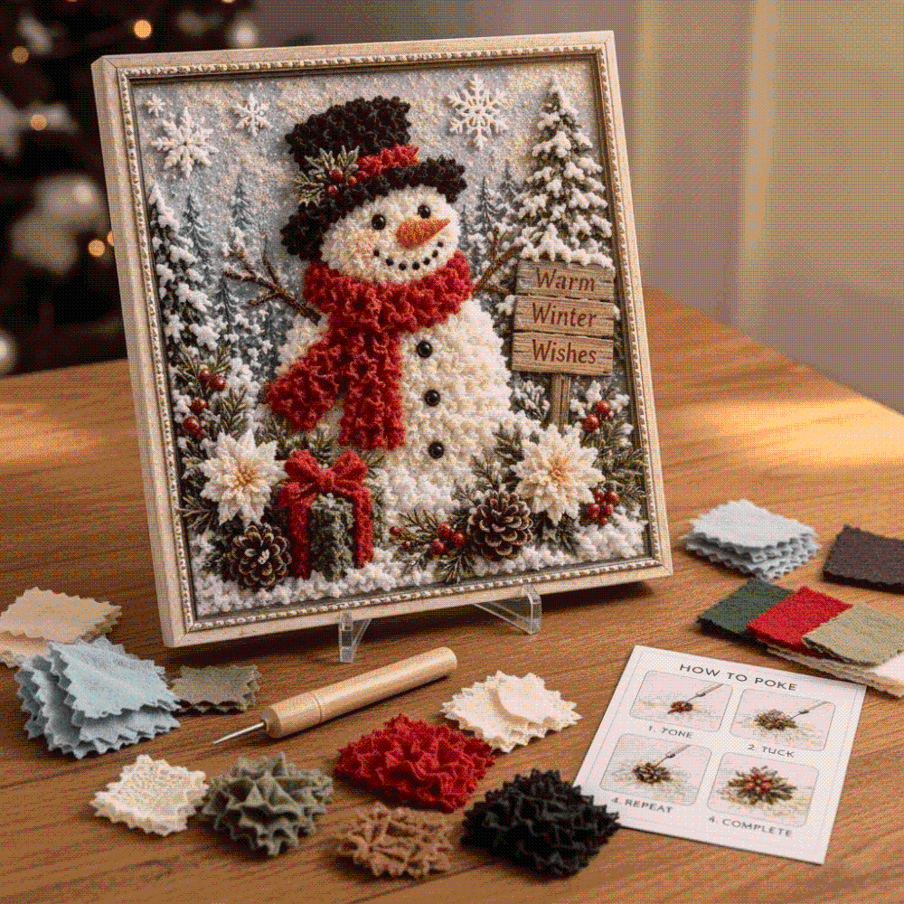 No Sewing Christmas Poke Art E - Art And Craft For Xmas 评论和价格