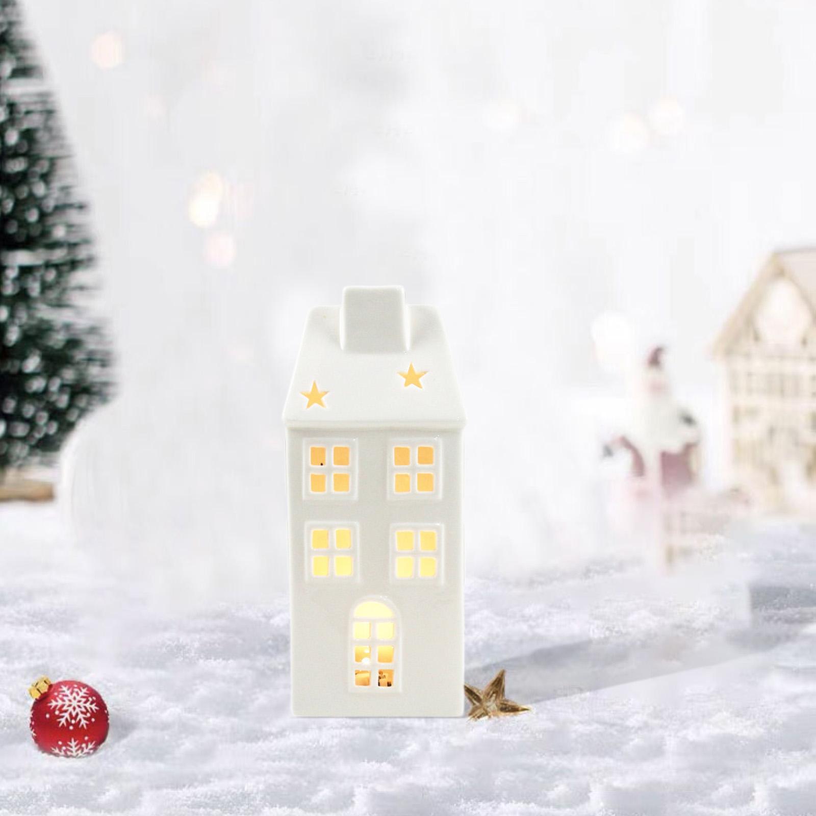 Ceramic Xmas House Bedroom Tab - Art And Craft For Xmas 评论和价格