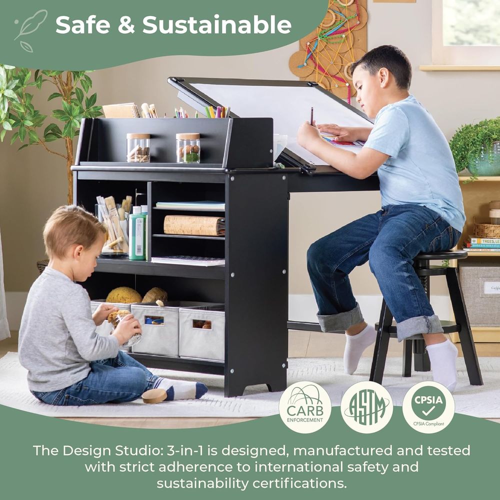 Design Studio – Black: 3-in-1  - Art & Craft Paper Ideas For Kids 评论和价格