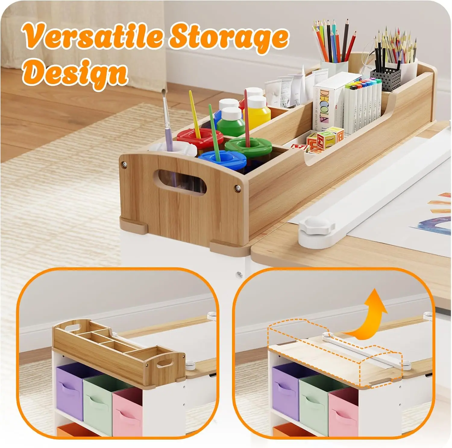 Kids Art Table and Chair Set w - Art Craft Toddlers 评论和价格