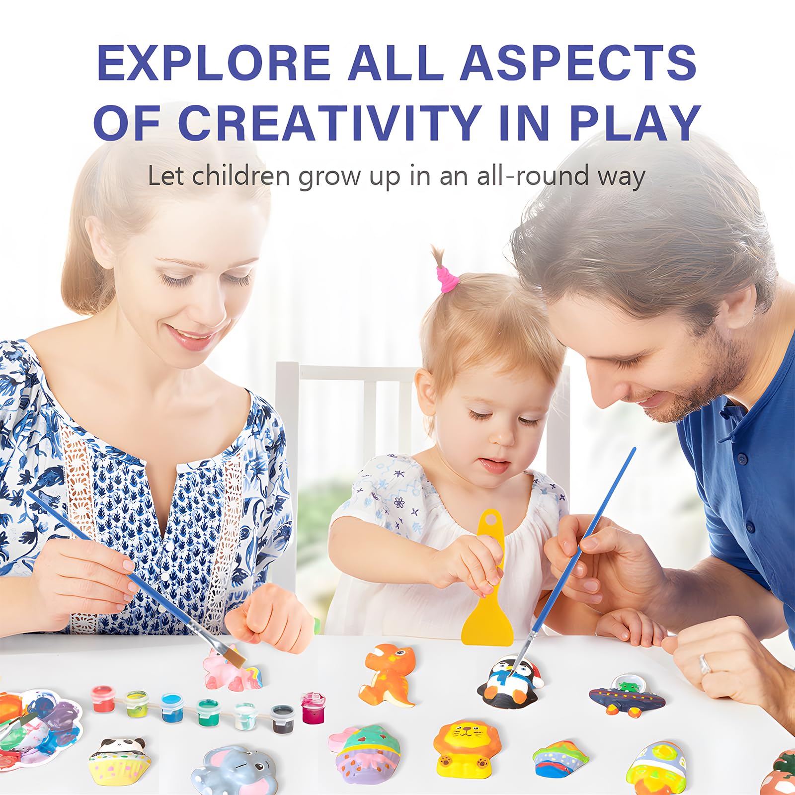 Kids Arts and Crafts Set Paint - Art Craft Dinosaurs 评论和价格