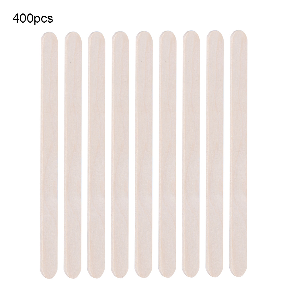 400PCS Wooden Ice Cream Sticks - Art Craft Ice Cream 评论和价格