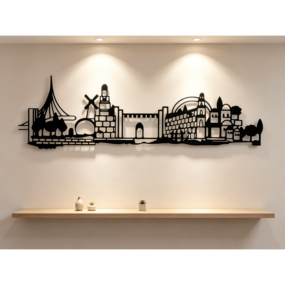 CIFBUY Metal Wall Art Jerusale - Art & Craft Paper Ideas For Kids 评论和价格
