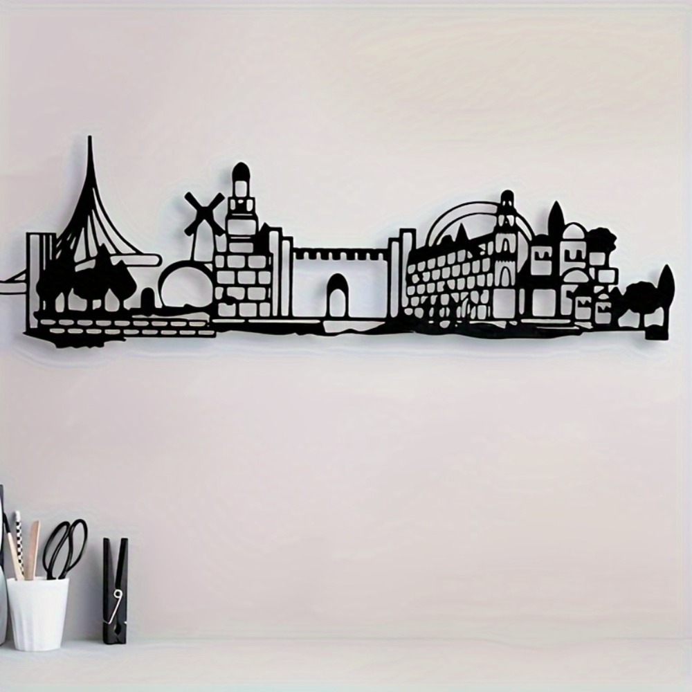 CIFBUY Metal Wall Art Jerusale - Art & Craft Paper Ideas For Kids 评论和价格