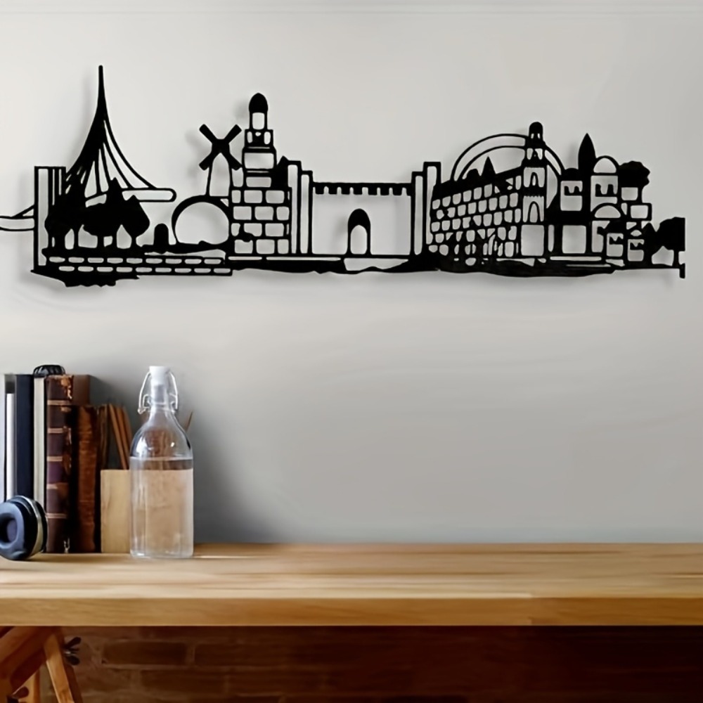 CIFBUY Metal Wall Art Jerusale - Art & Craft Paper Ideas For Kids 评论和价格