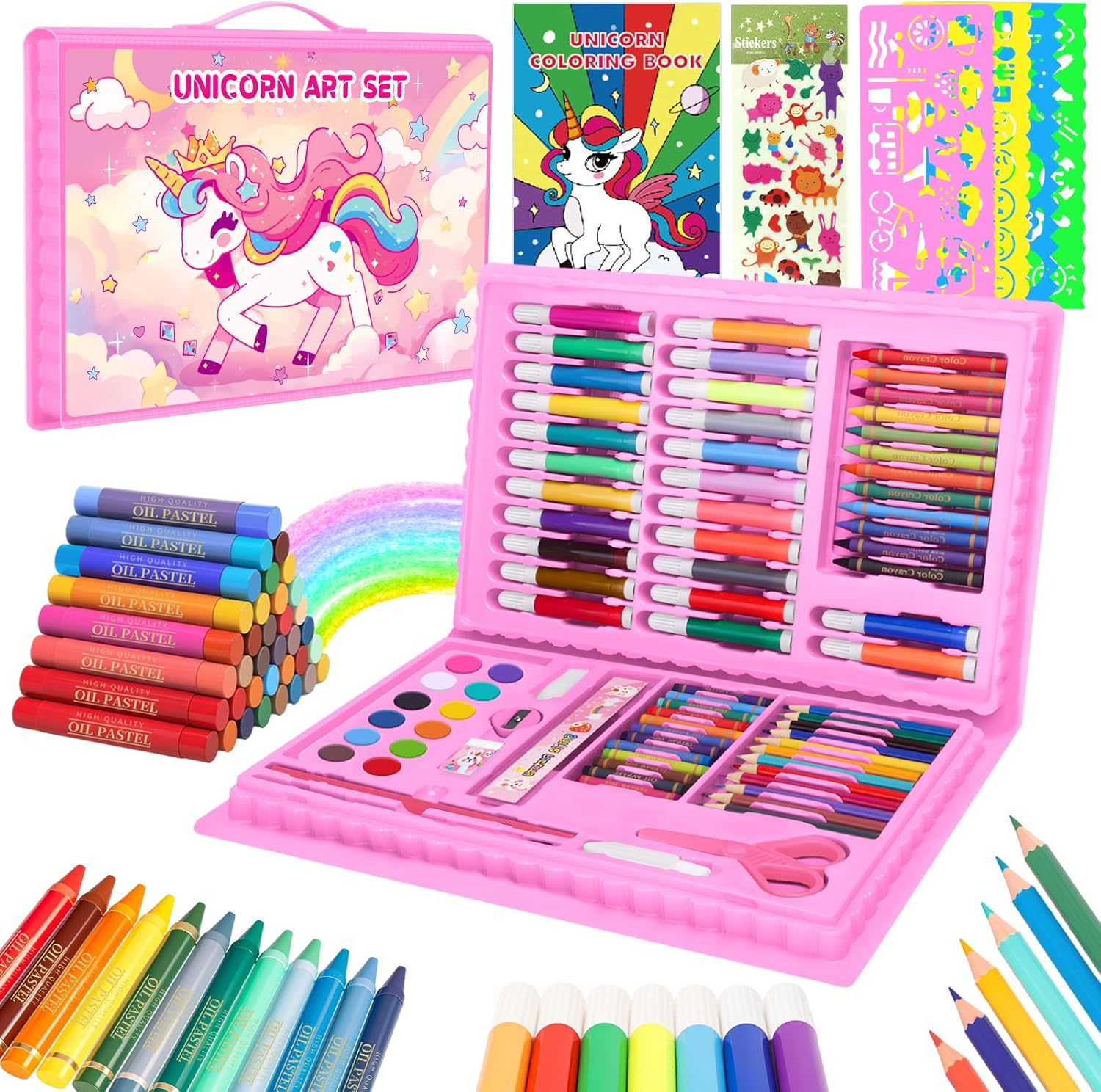 Coloring Book Set for Kids, Di - Illustration Marker Set 评论和价格