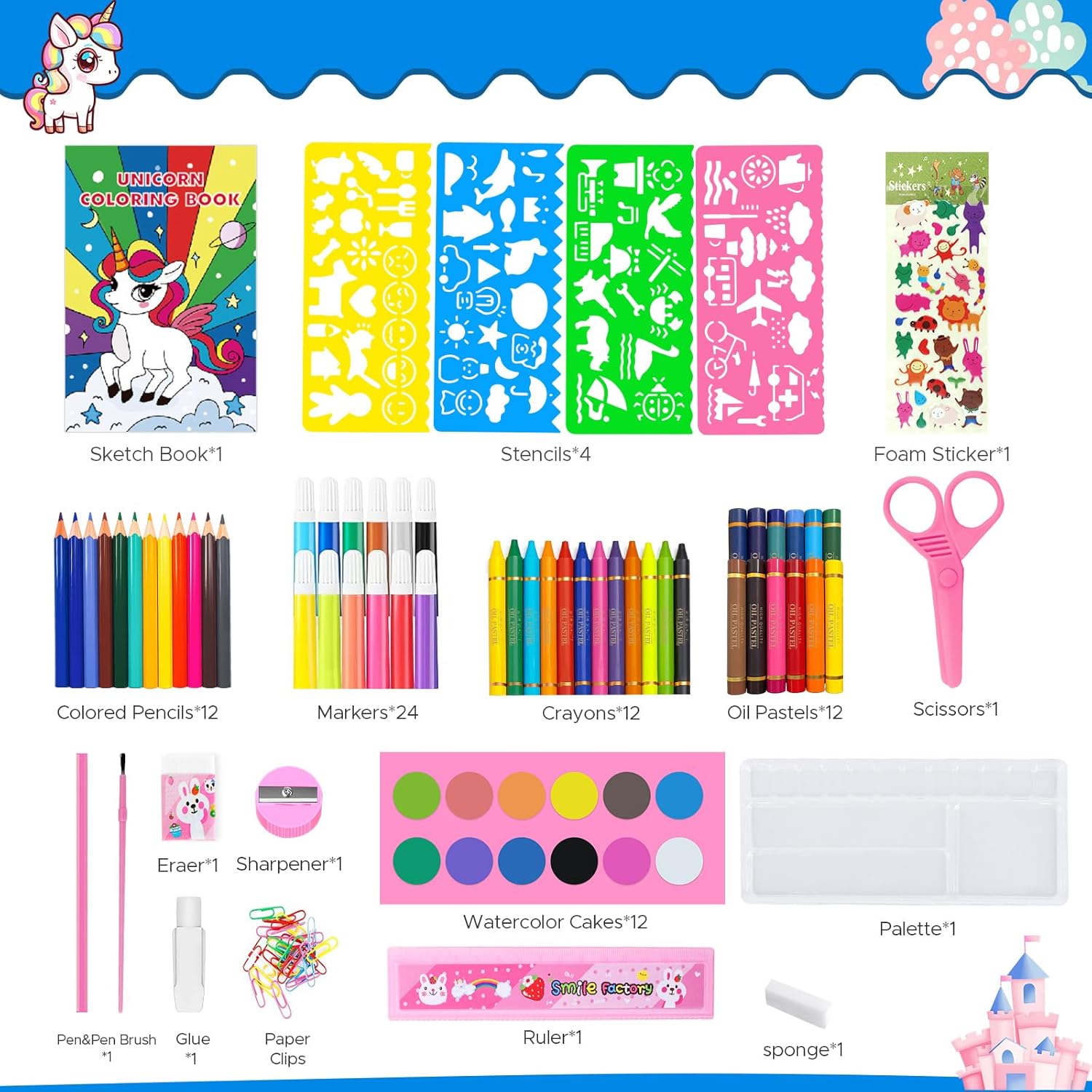 Coloring Book Set for Kids, Di - Illustration Marker Set 评论和价格