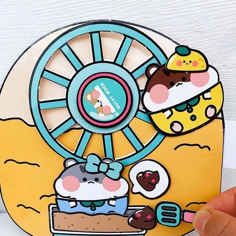 Hamster Keeper Theme DIY Quiet - Art Craft Book 评论和价格
