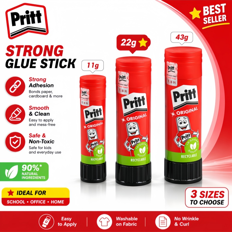Original Pritt Glue Stick Non- - Art Craft For Toddlers 评论和价格