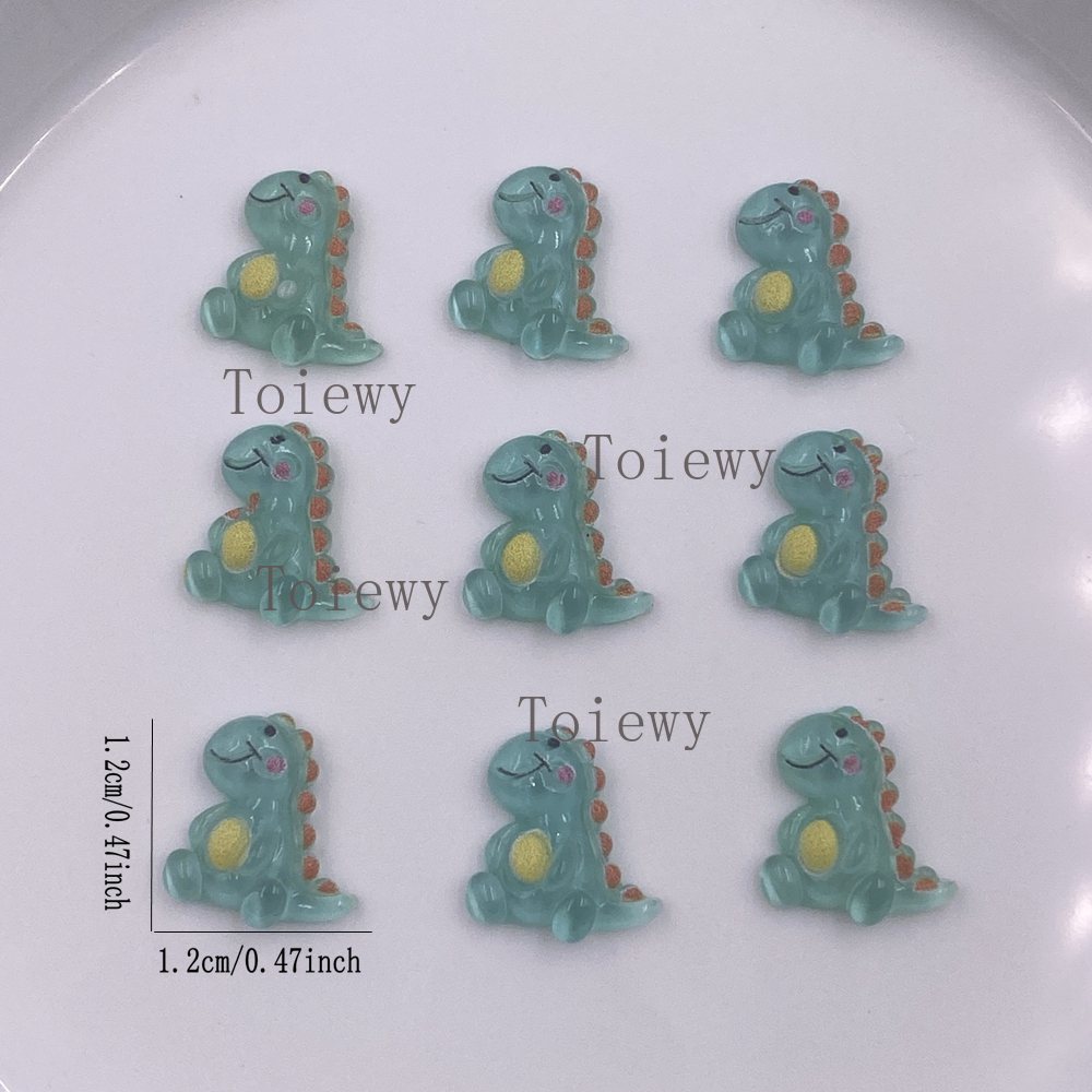 50pcs Mixed Resin Colorful Gli - Art Craft Dinosaurs 评论和价格