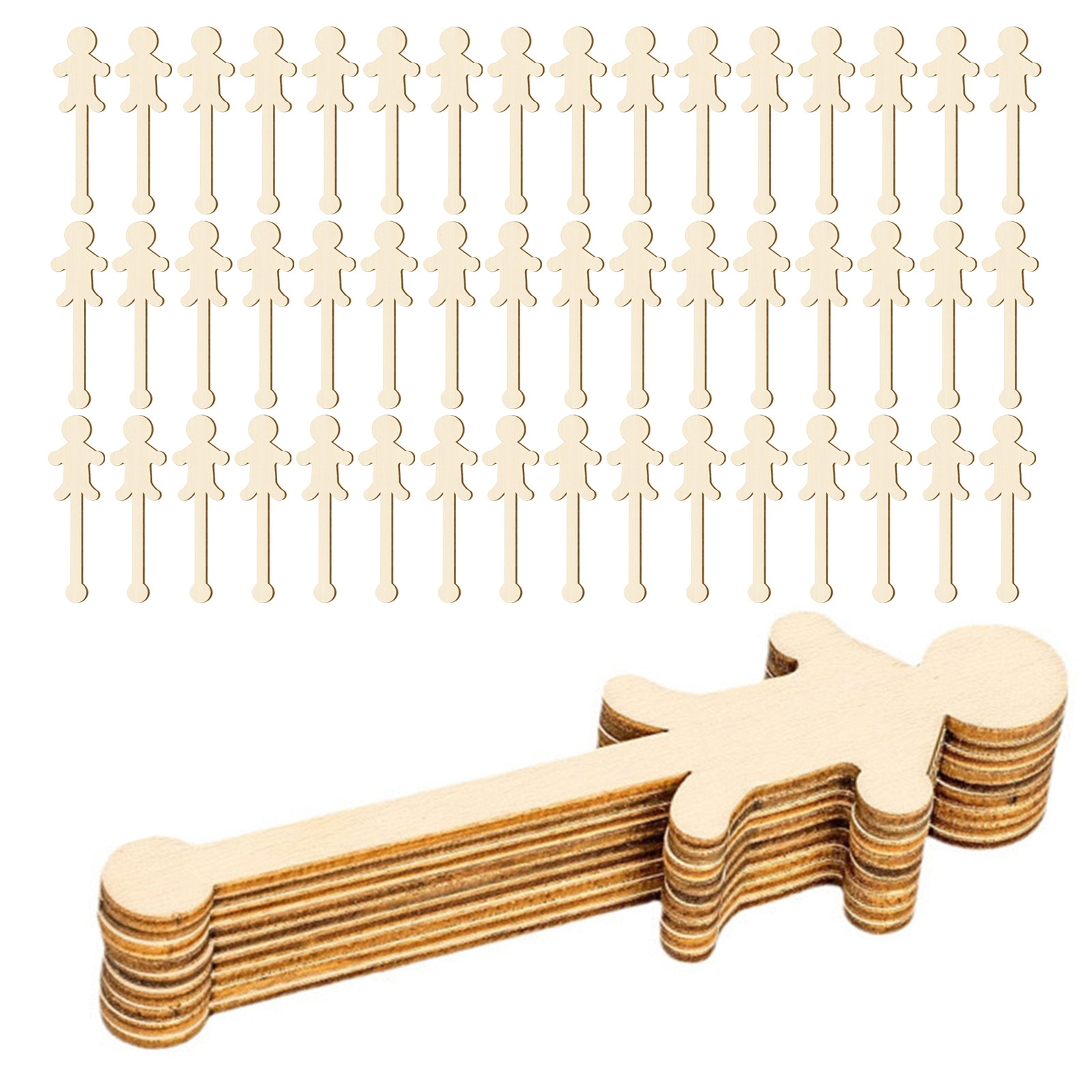 100Pcs People Ice Cream Sticks - Art Craft Ice Cream 评论和价格