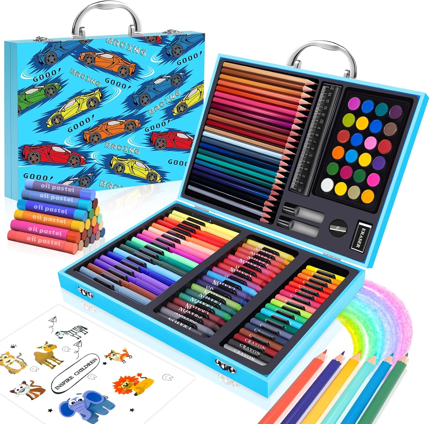 110PCS Arts & Crafts Supplies  - Illustration Marker Set 评论和价格