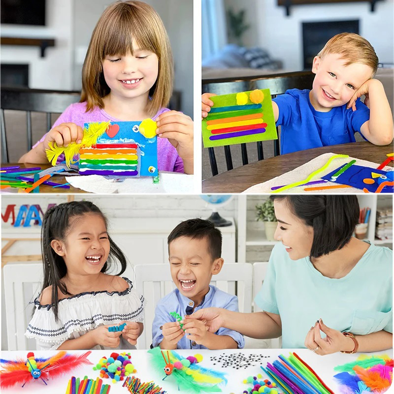 1000pcs Kids Crafts Art Suppli - Art Craft For Toddlers 评论和价格