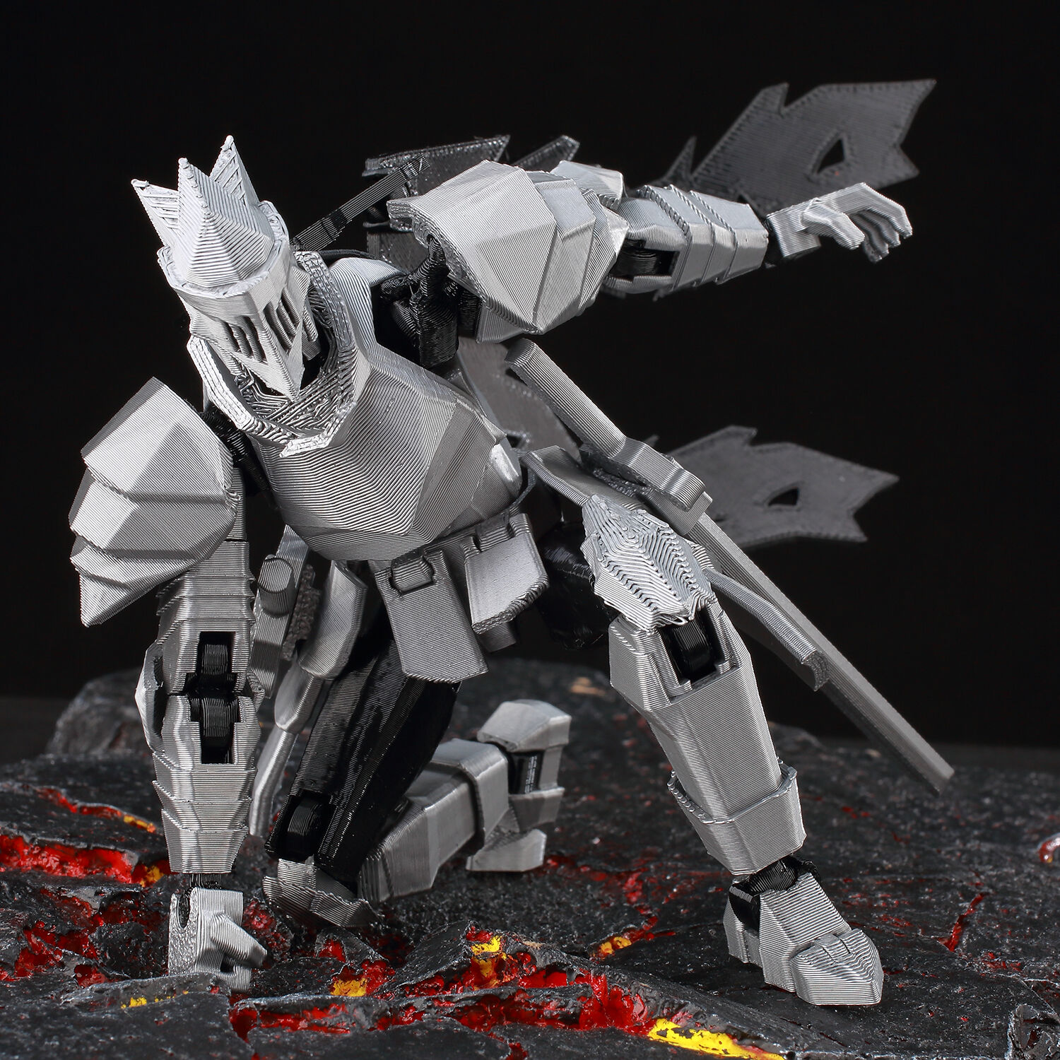 ​9L3D Lucky13 Silver Knight Ro - Art Craft Online 评论和价格