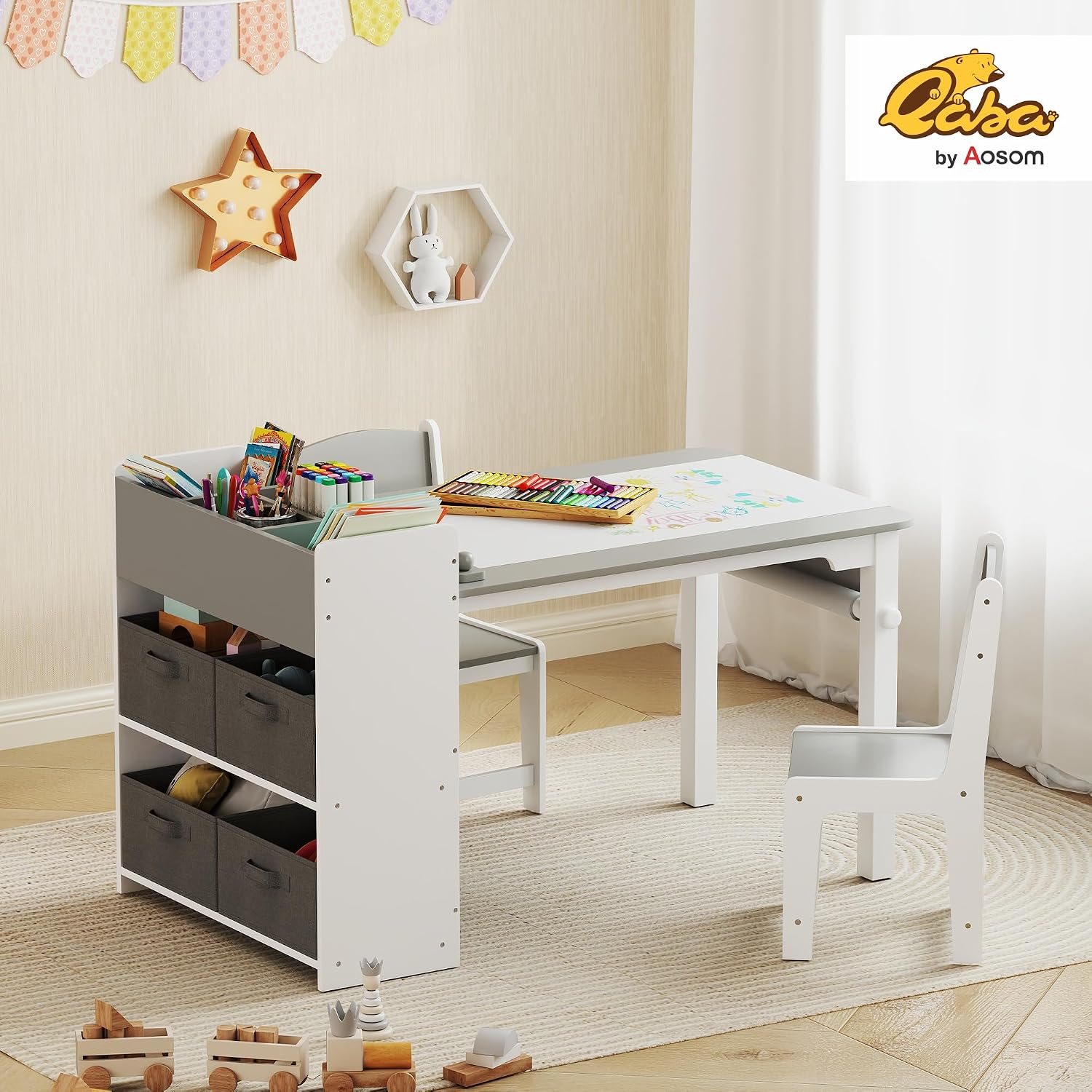 Kids Art Table & Easel Chair S - Art Craft Toddlers 评论和价格