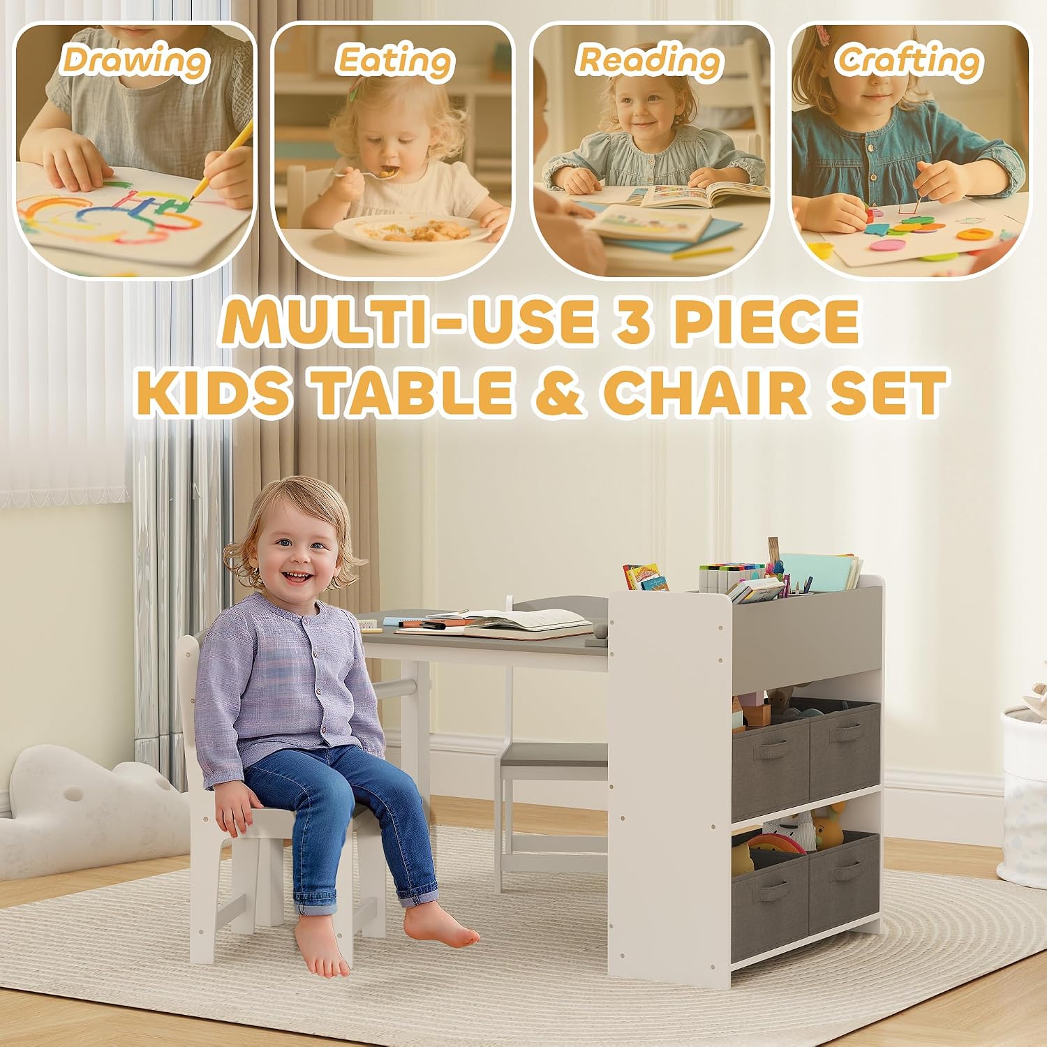 Kids Art Table & Easel Chair S - Art Craft Toddlers 评论和价格