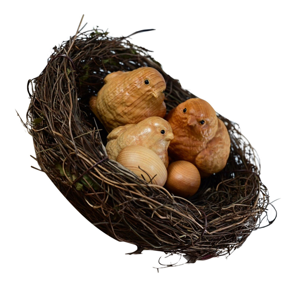 1Set Small Chick Sculpture Nat - Art Craft Idea 评论和价格