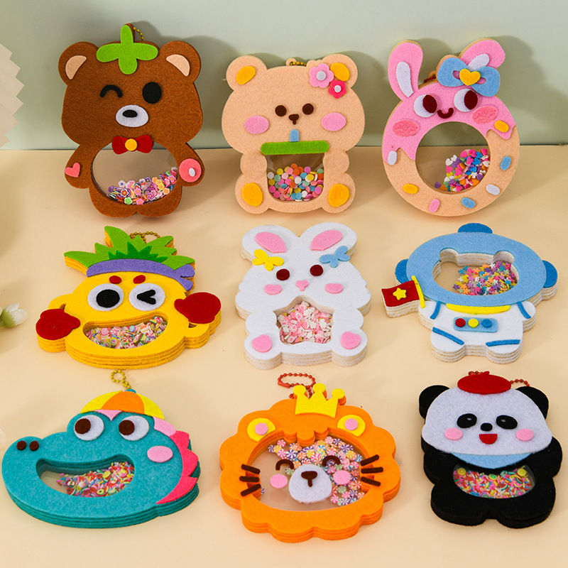 DIY Animal Shake Pendant Art C - Art Craft For Toddlers 评论和价格