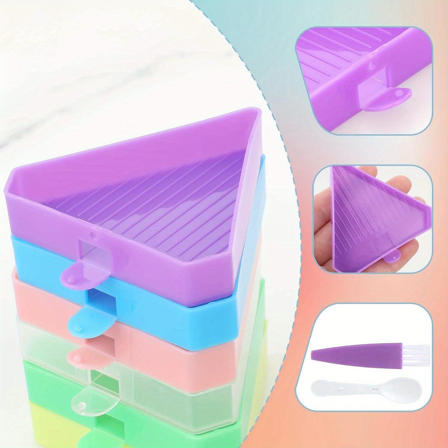 9PCS New Diamond Painting Tray - Diamond Painting Kit 评论和价格