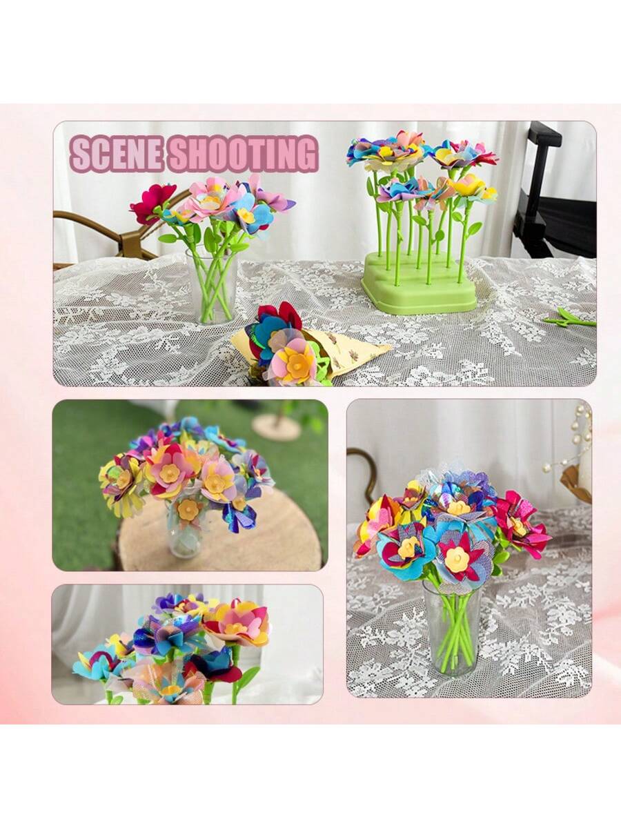 Kids Flower Craft Kit with Pre - Art Craft For Toddlers 评论和价格