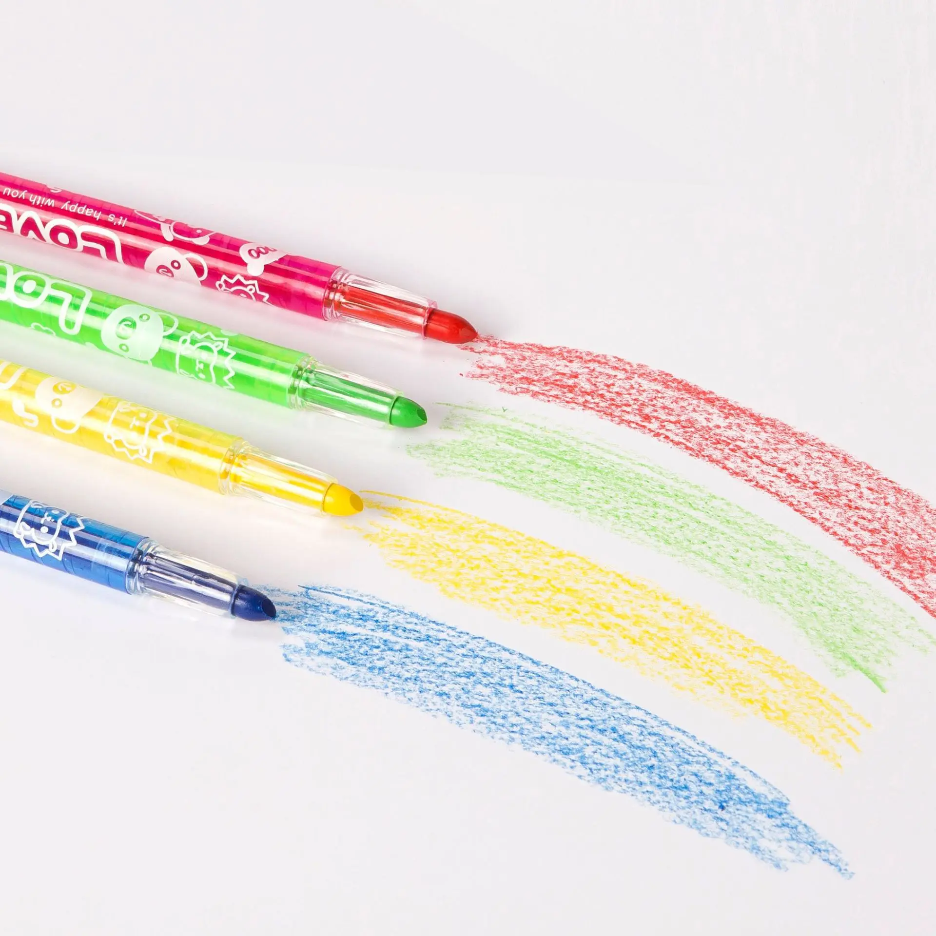 24/12 Pcs Rotate Color Crayola - Art Craft For Toddlers 评论和价格