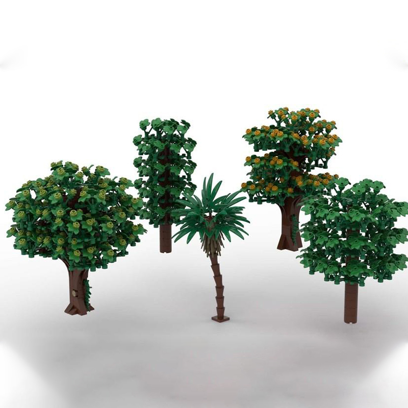 2076pcs MOC Tree Pack City Mod - Art Craft Idea 评论和价格